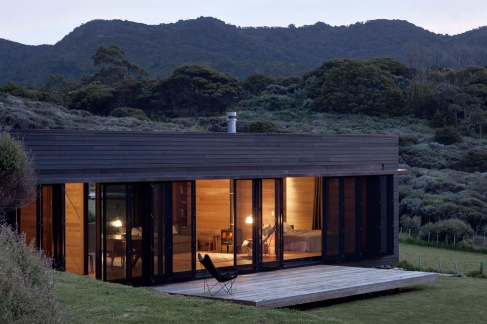 Casa de playa en Nueva Zelanda: estilo moderno,100% en madera | Madera y  Construcción