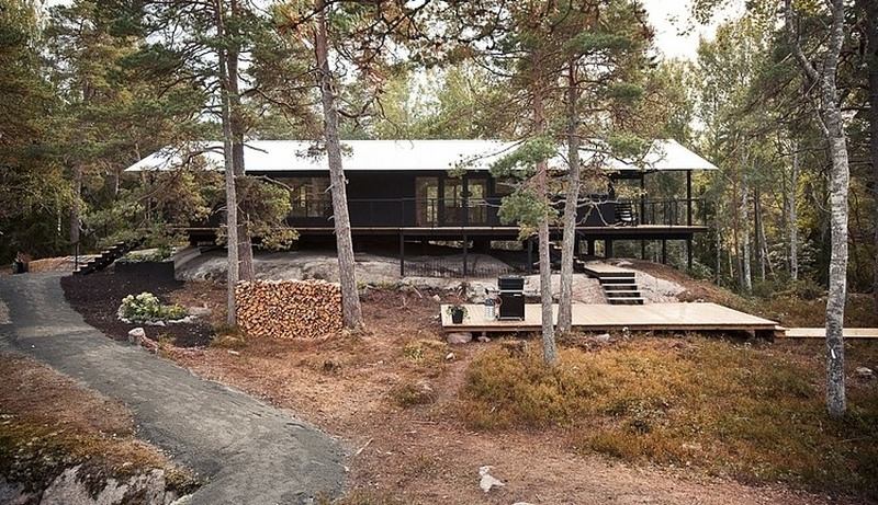Casa de campo en Suecia: madera, calidez y confort - Madera y