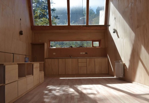 Patagonia argentina: siguiendo la tendencia mundial construyen íntegramente en madera viviendas para conectarse con la naturaleza