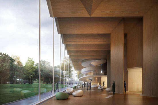 Material del futuro: 4 arquitectos que están llevando la madera laminada cruzada a otro nivel