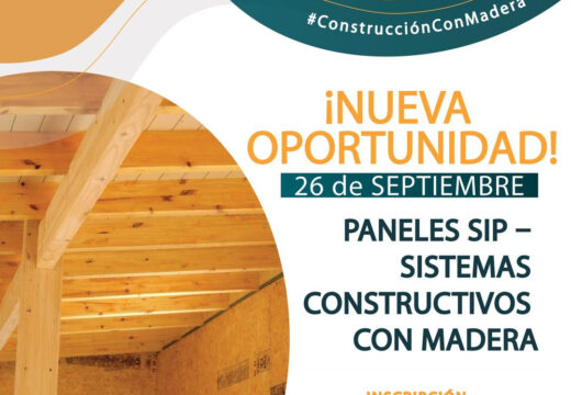 ¡Nueva Oportunidad! Curso Paneles SIP – Sistemas Constructivos con Madera 26 de Septiembre